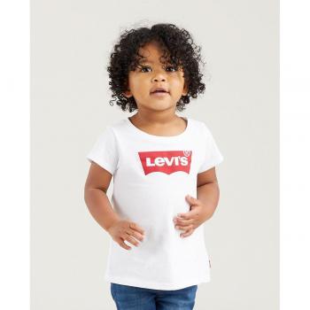 Camiseta Levi's de bebé niña en blanco