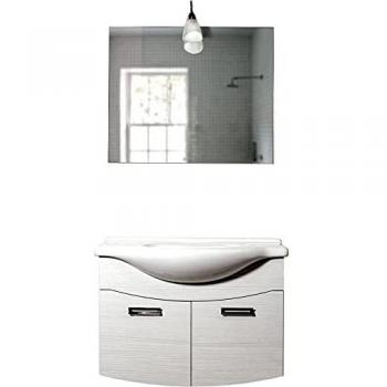 Mueble de Baño Suspendido Iris 85 cm Blanco Portuna