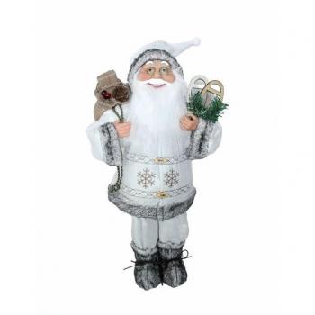 Figura decoración Navidad Santa Claus regalos 40 cm