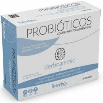 Derboanimic Probióticos 30 cápsulas para mejorar la salud y el rendimiento