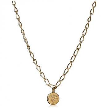 Collar Talismania Árbol de la Vida Guess, acero dorado y cristal