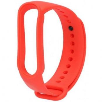 Correa de TPU Ajustable Compatible con Xiaomi Mi Band 5/6/7 - Color Rojo