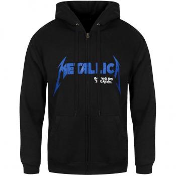 Metallica Doris Sudadera capucha con cremallera Negro S