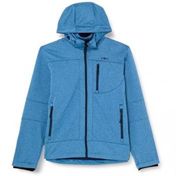 Men's Insulated Waterproof Zip Hood Softshell Jacket - Blue