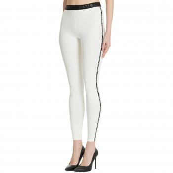 Balmain Logo Leggings White Female Size M
