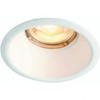 Speculo baño empotrable de acero mate con pintura blanca, downlight LED resistente al fuego, vidrio IP65