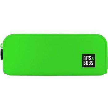 PORTATODO SILICONA VERDE FLUOR BITS&BOBS 20x7,5x5,5cm