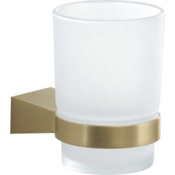 Portacepillos de pared Tonale Gedy - Oro Mate, modelo GEDY TN108800000