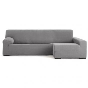 Funda Chaise Longue Bielástica Derecho Jaz Gris 180 x 120 x 360 cm