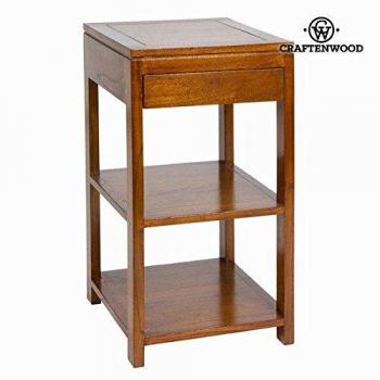Mesa auxiliar con cajón nogal - Colección Serious Line by Craften Wood