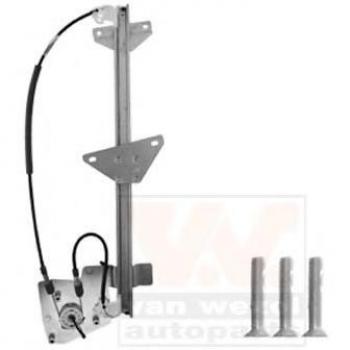 Elevalunas eléctrico Van Wezel 2545261 para puerta delantera izquierda, compatible con 4 puertas