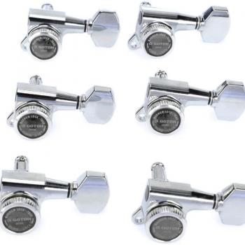 Gotoh SG381-07 MG-T Locking Tuners Set of 6 Chrome