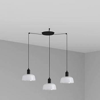 Lámpara Colgante Tatawin S Blanca de 3 Luces