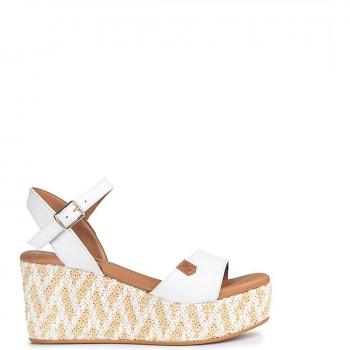 Sandalias de cuña Popa Akumal Bombay Blanco