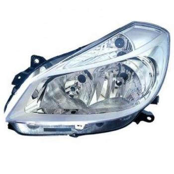 Faro Delantero Izquierdo con Clignotante H7 para Renault Clio (2005-2009) - ABAKUS y Van Wezel