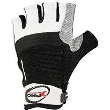 Massi X Pro Series - Guantes de Ciclismo Unisex, Color Negro/Blanco, Talla XL