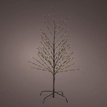Árbol de Navidad LED Negro Ø 80 x 150 cm