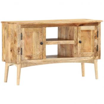 Aparador de madera maciza de mango 100x35x60 cm