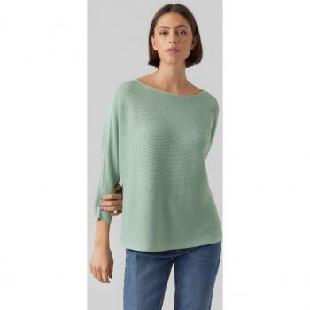 Vero Moda Jersey de mujer de manga 3/4 con cuello barco