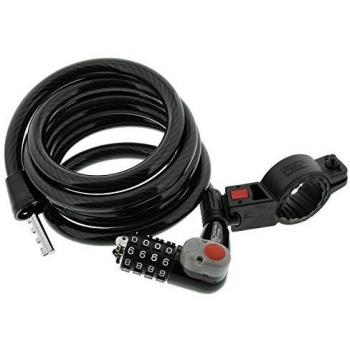 Burg-Wächter 230 180 L - Cable antirrobo en espiral con luz, color multicolor