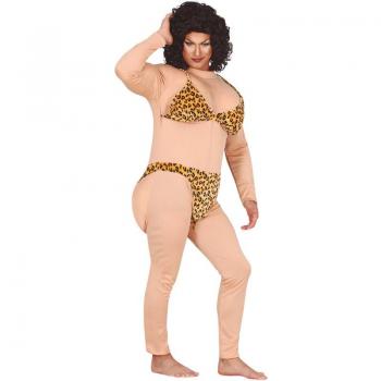 Guirca Disfraz de Mujer en Bikini para hombre