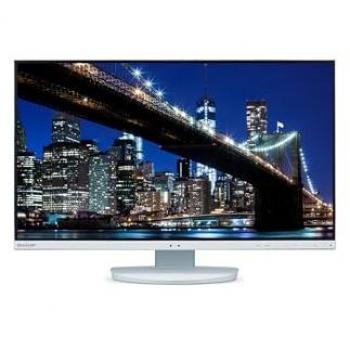 Monitor Sharp MultiSync EA272Q 27 LCD 4K Ultra HD 2560 x 1440 Pixeles, Tiempo de Respuesta 6 ms, Blanco