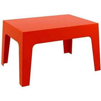 Mesa auxiliar apilable Box 70x50 cm Naranja