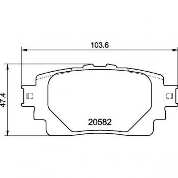 Pastillas de freno BREMBO P 83 174
