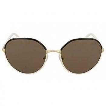 Prada PR 65XS Round Black Women's Sunglasses YC45G1