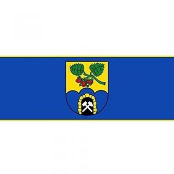 Sprockhoevel | Beschreibung der Flagge Von Gelb zu Blau zu Gelb im Verhältnis 1 3 1 quergestreift Bandera 20x30cm para Diplomat-Flags Banderas de Coche