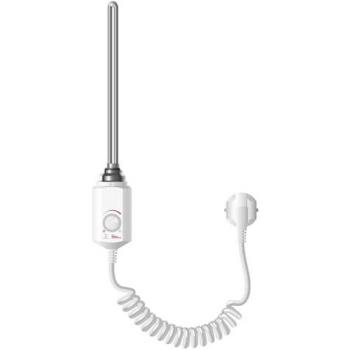 Termostato Regulador de Temperatura 1200W para Radiadores de Baño Blanco con Revestimiento de Cobre y Barra Calefactora Eléctrica 1/2