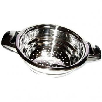 20 cm inoxidable acero inoxidable Colador vaporizadores para frutas y verduras