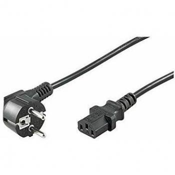 Cable de Alimentación CPU CEE7 a C13 Macho/Hembra 2m Negro