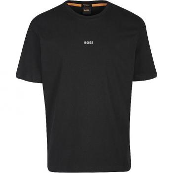 Camiseta BOSS TChup Relaxed Fit Negra con Logo, Tamaño S para Hombre