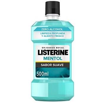 Listerine, Enjuague Bucal Mentol Sabor Suave, 500 ml