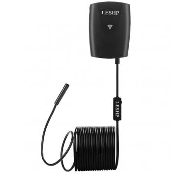 leshp inalámbrica Wifi endoscopio, boroscopio Cámara de inspección vídeo with2.0 megapíxeles HD 6 LED luces 3 m semirrígido serpiente cámara para Android y iOS smartphone, iPhone, Samsung, Tablet