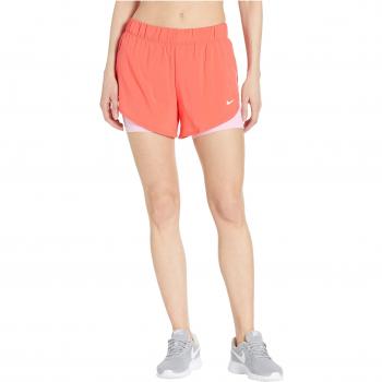 Nike W NK FLX 2IN1 Woven Shorts, Mujer, Ember Glow/Pink Rise/White, XS
