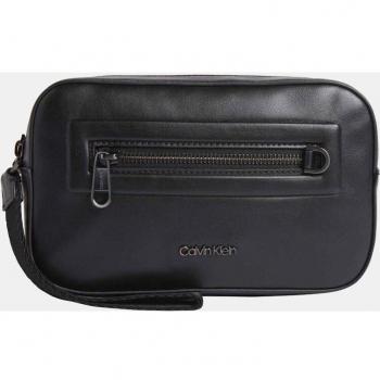 Neceser Calvin Klein con asa corta y bolsillo frontal