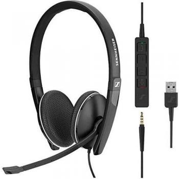 Sennheiser SC 165 - Auriculares mono USB 508317, color: negro
