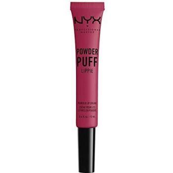 NYX Professional Makeup Pintalabios Mate Larga Duración, Labial Poowder Puff Lippie Lip Cream Tono 8 Best Buds, Burgundy