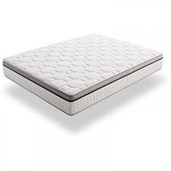 Colchón de Muelles Ensacados Royal Spring Confort con Viscoelástica y Acolchado Superior, Altura 31cm (105x190 cm)