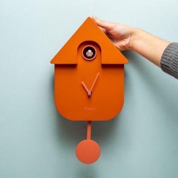 Reloj de Pared Cuco Fisura Terracota con Diseño Original y Colores Variados