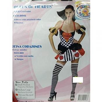 JuguetesFantasia.com Disfraz Adulto Reina DE Corazones Sexy