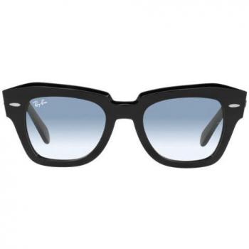 Ray-Ban RB2186 State Street Col. 901/3F Unisex Square Black Sunglasses