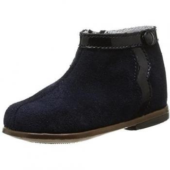 Tartine et Chocolat Tc Bottine - Zapatos primeros pasos de cuero para niña azul Bleu