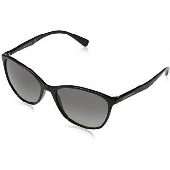 Emporio Armani Women's 501711 Sunglasses, Black/Gradient, 56