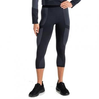 Dare 2b Women's In The Zone II Black 3/4 Baselayer Leggings, Size XS