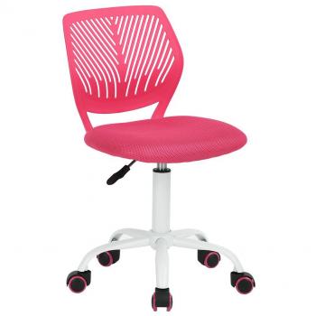 AINGOO Silla de Escritorio para niños Silla para niños Silla giratoria para niños Silla giratoria para niños Silla ergonómica Ajustable en Altura para niñas Niños Youth Resilient 100KG Rosa