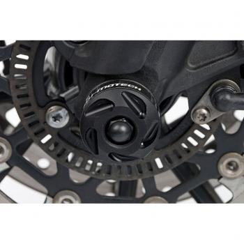SW Motech Vorderachs-Sturzpad-Kit Schwarz. Triumph Tiger 120