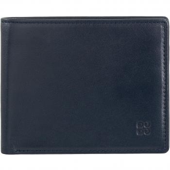 Cartera mediana de hombre Dudu de piel con monedero, tarjetero y tecnología RFID en colorido Nappa